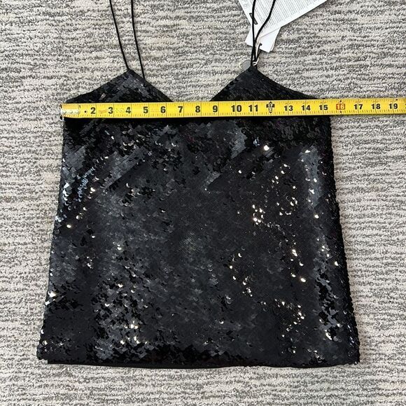 NWT IRO ERNA Black Sequins Top Small - Picture 7 of 15